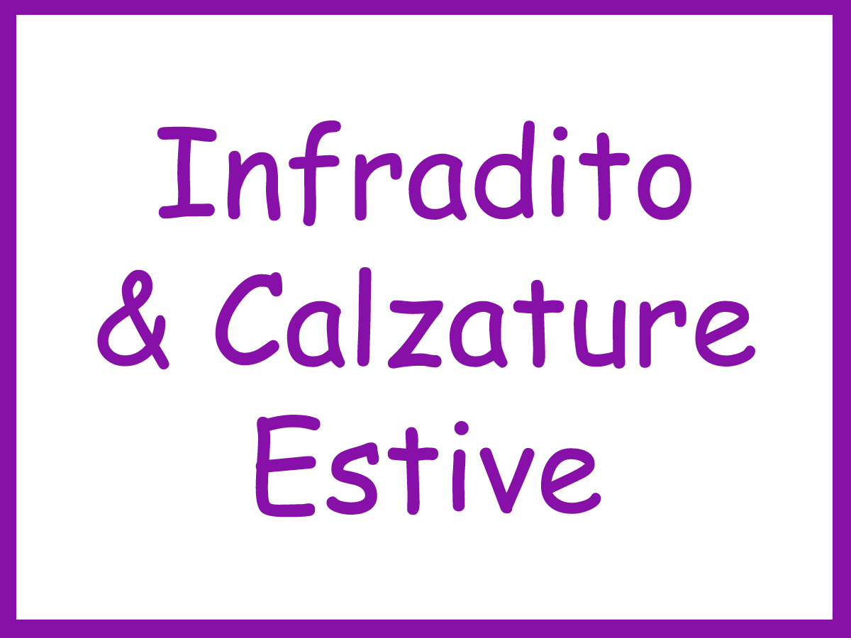 INFRADITO & CALZATURE ESTIVE